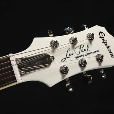 MINT Epiphone Tommy Thayer Signature ''White Lightning'' Les Paul Standard USED 394 image 2