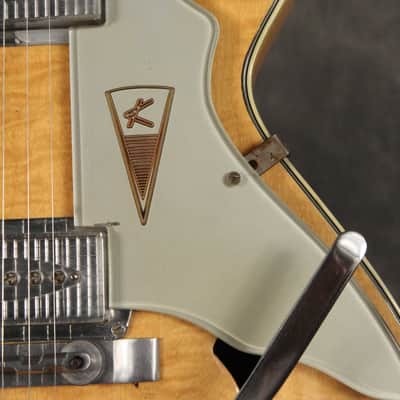 Kay Jazz II w/Barney Kessel Kleenex pickups 1960s Blonde image 7
