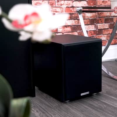 Rockville Rock Shaker 8" Inch Black 400w Powered Home Theater Subwoofer Sub image 7