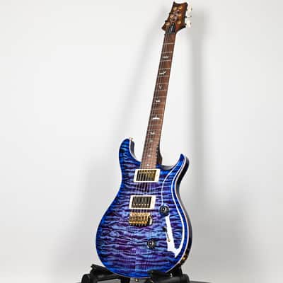 PRS Custom 24 Wood Library w/ 10-Top, Brazilian Rosewood, & 58/15 LT Pickups- Violet Blue Burst 2026 (0423892) image 14