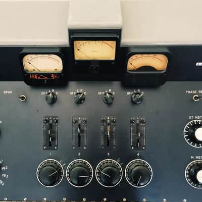1950's Custom Langevin Tube Console with 4 Langevin 251A Equalizers and 4 Altec 428B tube preamps image 2