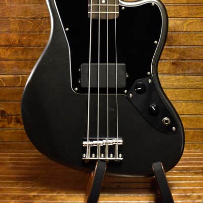 Squier Affinity Jaguar Bass H, Charcoal Frost Metallic image 1