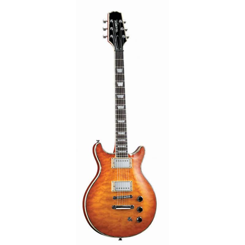 Hamer SATQ-HB Duncan Designed Humbuckers Mahogany Set-Neck 6