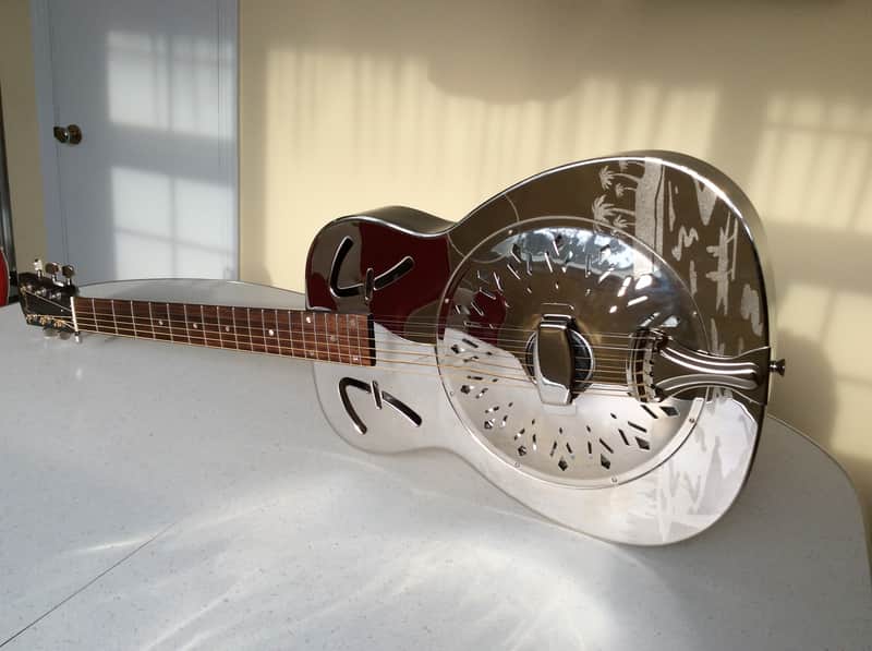 Fender FR-55 Metal Resonator Hawaiian Volcano image 1
