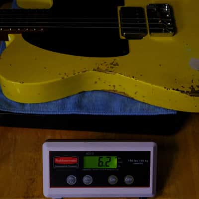 Fender Custom Shop '59 Esquire Heavy Relic Electric Guitar - Graffiti Yellow image 22