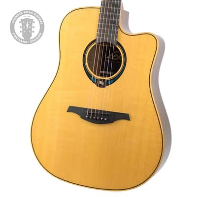 Used LAG Tramontane THV30DCE Smart Guitar Natural w/HyVibe Electronics & Effects #2108LT23175 image 1