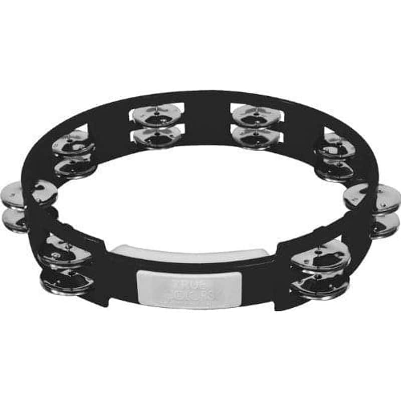 Rhythm Tech 10 True Colors Tambourine Black image 1