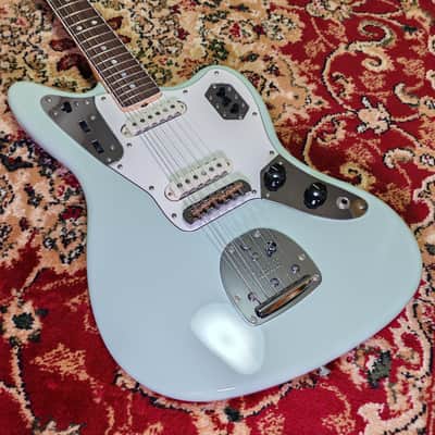 *NEW IN BOX* 2026 Fender Japan Moeka Shiotsuka Jaguar moni 羊文学 (Hitsujibungaku) Limited Edition with Exclusive Strap - Aged Sonic Blue MIJ JD26 image 9