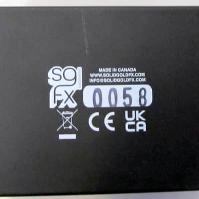 Used SolidGoldFX Commodore Overdrive Black / Blue VGC image 6