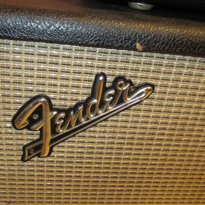 Fender Bandmaster Amplifier 1965 - Blackface - Head and Cabinet image 3