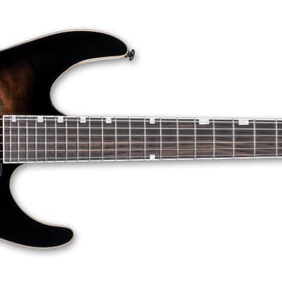 LTD Josh Middleton JM-II - Black Shadow Burst w/ Case (LJMIIQMBLKSHB) image 3