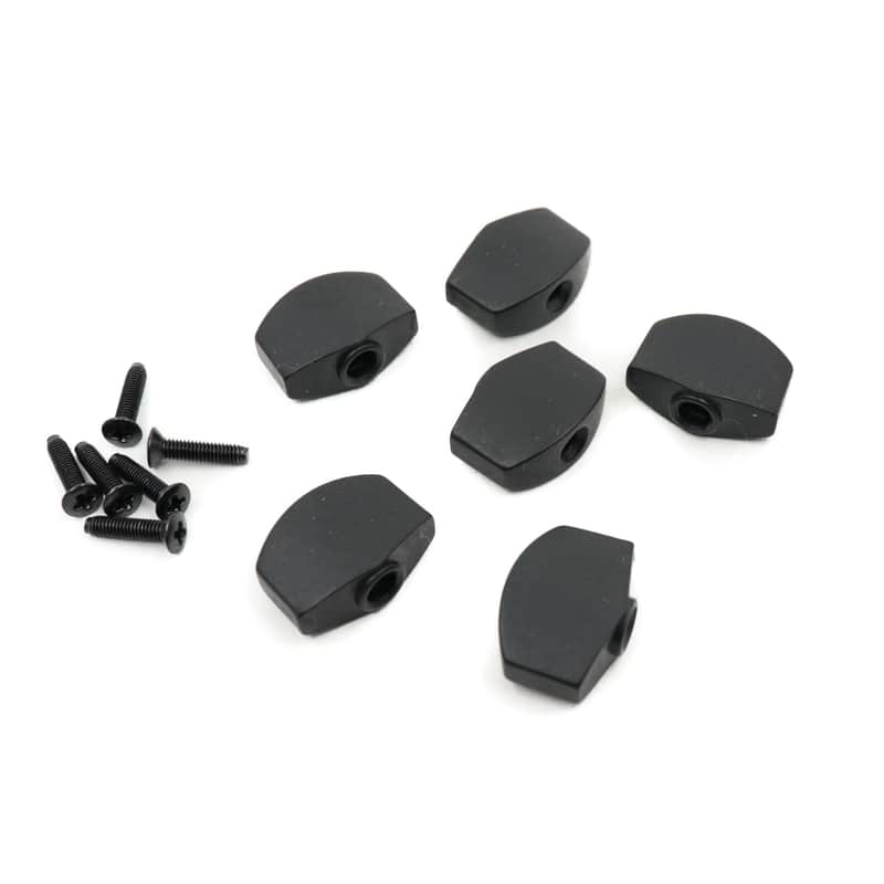 MannMade USA Tuner Buttons, Small - Black - Fits PRS SE Tuners image 1