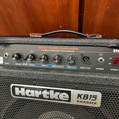 Hartke Kickback KB15 500-Watt 1x15" Bass Combo 2015 - Present - Black image 2