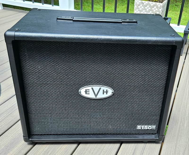 EVH 5150 III 25-Watt 1x12" 16ohm Guitar Speaker Cabinet - Model EVH-112ST - Black - Excellent condition! image 1
