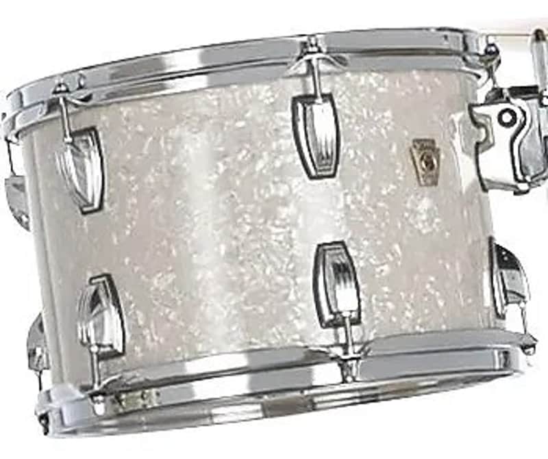 Ludwig *Pre-Order* Classic Maple 7x10" White Marine Pearl Rack Tom Drum Atlas Mount | Made in the USA | Special Order | Authorized Dealer image 1