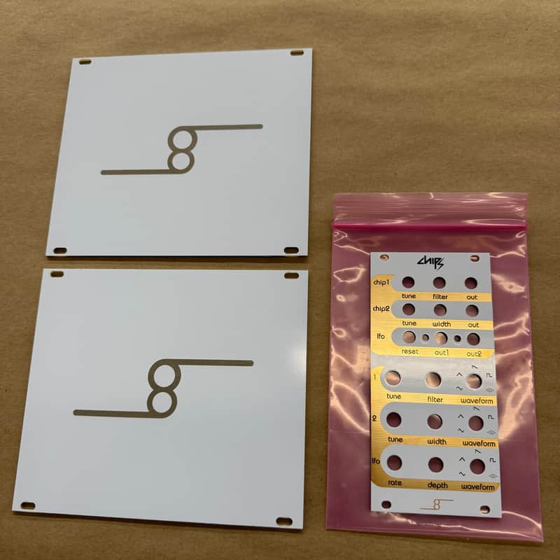 Cre8Audio Chipz Eurorack Synthesizer FACEPLATE Lot image 1