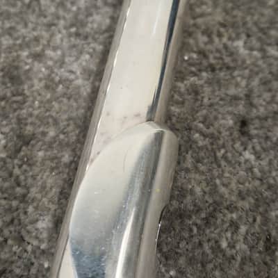 Osborne Engraved Silver Standard Nickel Flute - Elegant Design - Good w/ Hard Case image 21