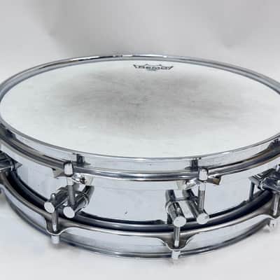 VINTAGE SONOR Phonic Series D420 Ferromanganese Steel Snare Drum 14"x4" Steel image 2