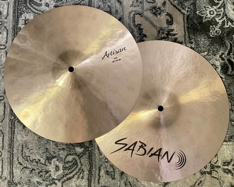 Sabian 13” Artisan Hi-Hat Pair #A1302/1 & #A1302/2 image 1