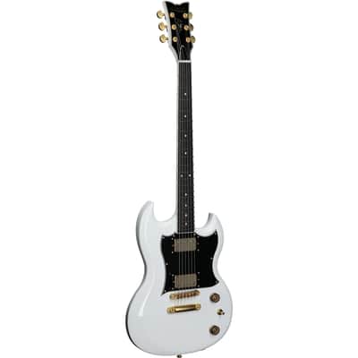 Schecter Zacky Vengeance H6LLYW66D Electric Guitar, Gloss White, Open Box (Very Good) image 2