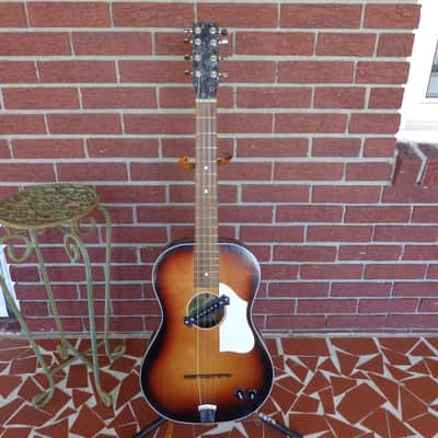 Egmond Double Tenor Guitar - Acoustic Electric Bouzouki - Chicago Tuning DGBE image 2