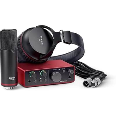Focusrite Scarlett Solo Studio 4th Gen Audio Interface Bundle with Mic, Headphones image 1