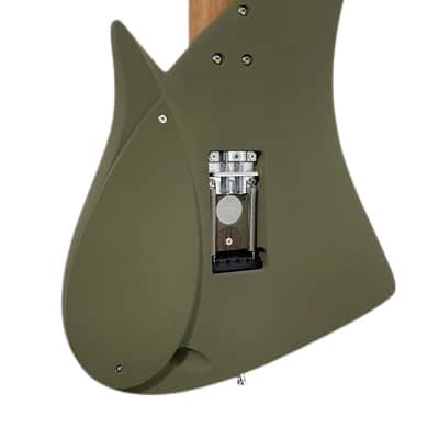 Teuffel Guitars Niwa Custom 2022 Olive / Ziricote (Excellent + Condition) image 10