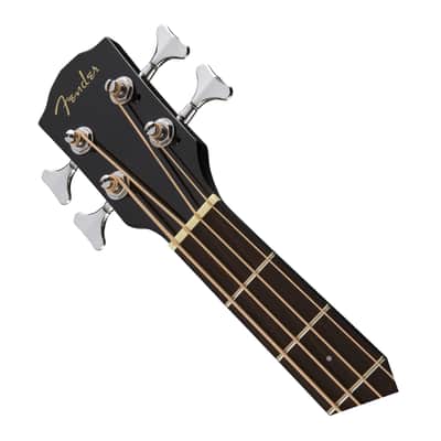 Used Fender CB-60SCE Bass - Black w/ Laurel FB image 4