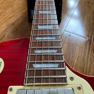 K-ON! Rare Yui Hirasawa Single Cutaway Heritage Cherry Sunburst. Super Rare Anime! image 11