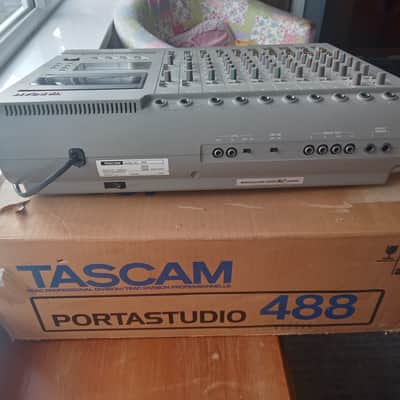 TASCAM Portastudio 488 8-Track Cassette Recorder 1990s - Gray image 9