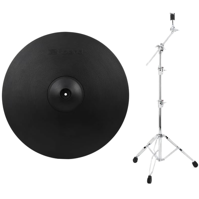 Roland V-Cymbal CY-18DR Electronic Ride Cymbal Controller with Boom Stand image 1