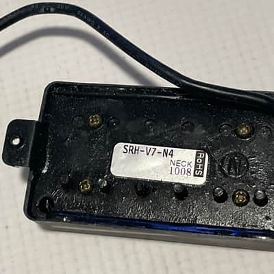 2010's Indonesian Ibanez RG Series V7 Black Covered Neck Humbucker Guitar Pickup 9.27k image 5