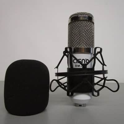 Cisno BM-800 Large Diaphragm Condenser Microphone, White image 1