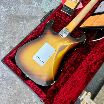Fender LTD 1967 Stratocaster HSS Heavy Relic HREL Custom Shop strat 2022 - Sunburst image 17