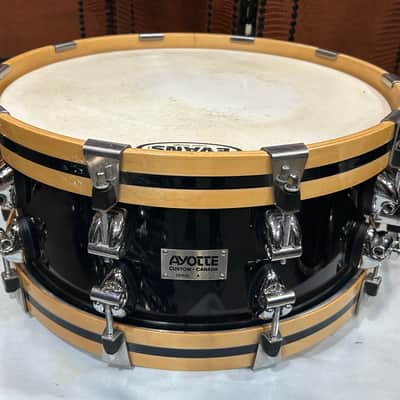 Ayotte 6" Custom Snare Drum (TDG-2116) 90's? - Black Lacquer image 19