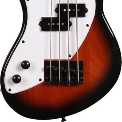 Kala Solid Body Left-Handed 4-String Electric U-BASS, Laurel Fingerboard, Tobacco Burst image 1