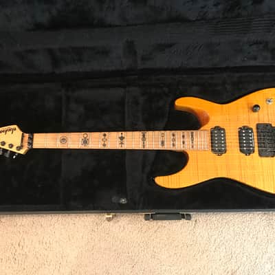 Jackson Custom Shop 1998 1-Piece Solid Flame Maple Body, Strat Headstock image 9