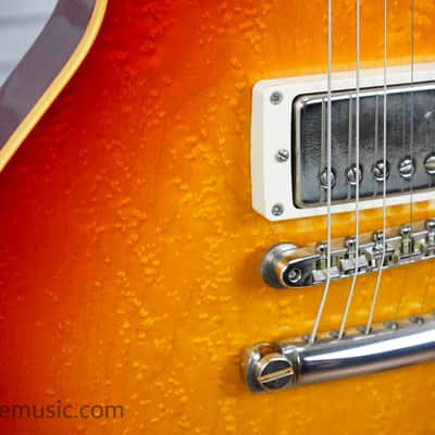 Gibson Custom Shop M2M Birdseye ’59 Les Paul Standard Reissue - Washed Cherry Sunburst image 6