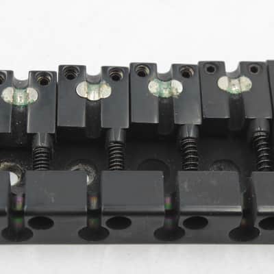 4 String MIK Black Bass Guitar High Mass Piezo-Bridge WITHOUT Piezo image 1