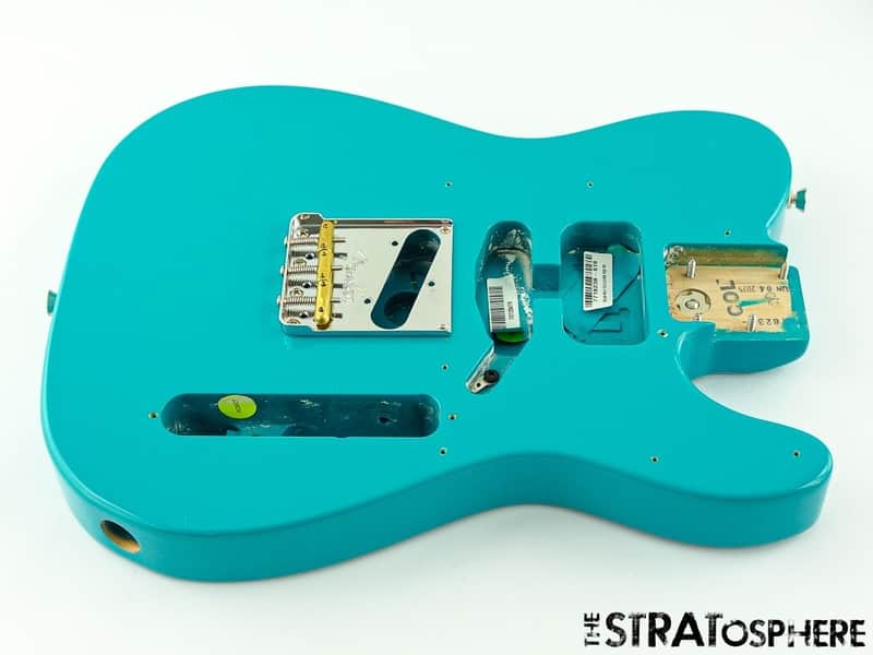 Fender American Professional II Telecaster BODY + HARDWARE, Tele, Miami Blue image 1