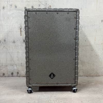 Vintage 70s Kustom 1x15 Bass Cab - JBL D140F - Charcoal Silver Sparkle - 8 ohm image 4