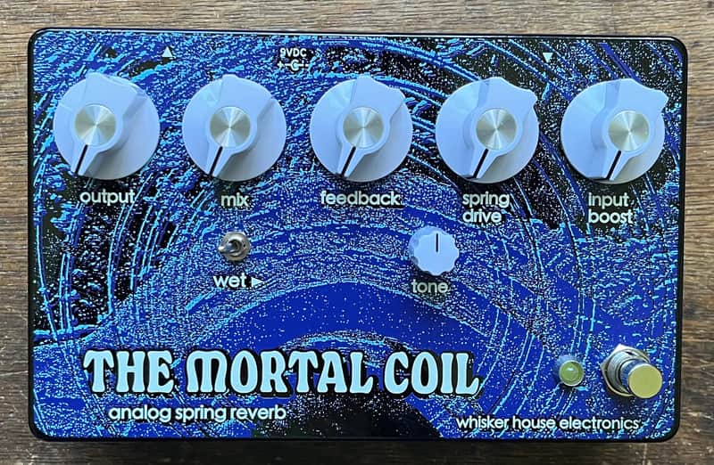 Whisker House Electronics Mortal Coil Spring Reverb 2024 - Black image 1
