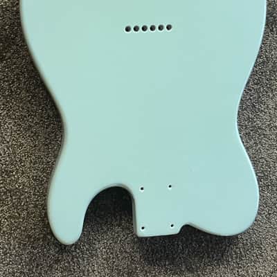 lefty G&L Fullerton ASAT Classic Bluesboy Thinline guitar body Sonic Blue USA image 5