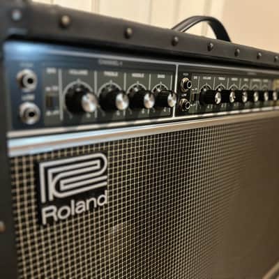 Roland JC-120 Jazz Chorus 2-Channel 120-Watt 2x12" w/ casters and cover! image 1