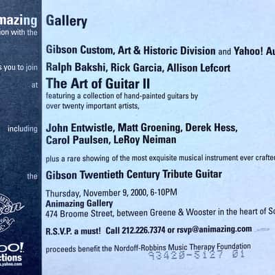 Gibson Les Paul Studio 2003 - 1-off "Rick Garcia" Artwork commissioned by Gibson ! image 15