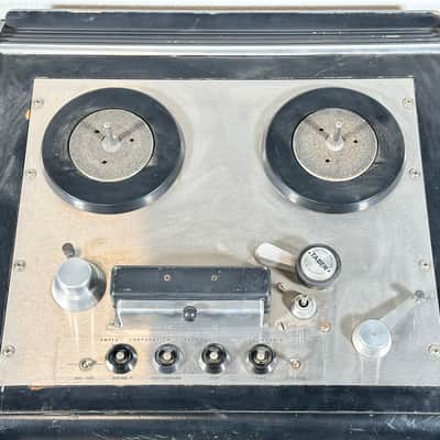 Ampex 354 & 350R Reel To Reel Transport & Preamp Magnetic Tape Recorder w/ Stand image 3