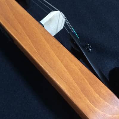 leigh violin. 4/4 Solid body silent practice violin. Compact travel style. image 6
