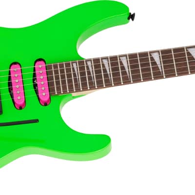 Jackson X Series Dinky DK3XR HSS Electric Guitar, Laurel Fingerboard, Neon Green image 5