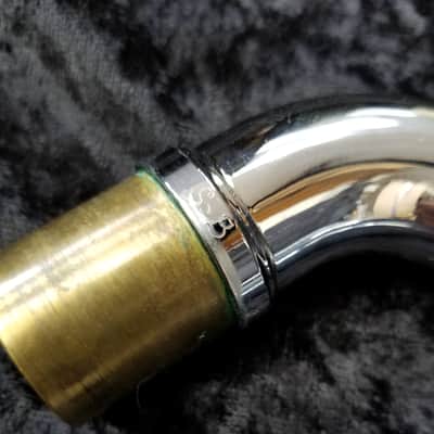 Charles Bay "Improved Angle" Nickel Plated Bass Clarinet Neck Bild 3