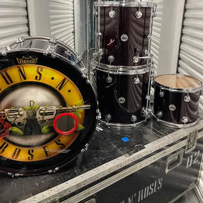Frank Ferrer's Guns 'n' Roses DW 2017 - Red Sparkle Lacquer Complete Set! 24,13,16,18 image 1